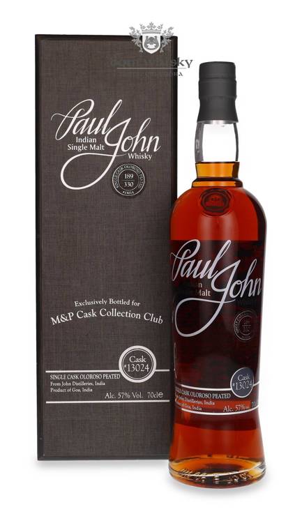 Paul John 2015 (Bottled 2021) M&P Cask Collection Club, Cask # 13024 / 57% / 0,7l 