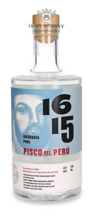 Pisco 1615 Pure Quebranta (Peru) / 42% / 0,7l