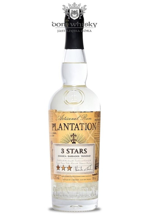 Plantation Barbados White Rum, 3-letni / 41,2% / 0,7l
