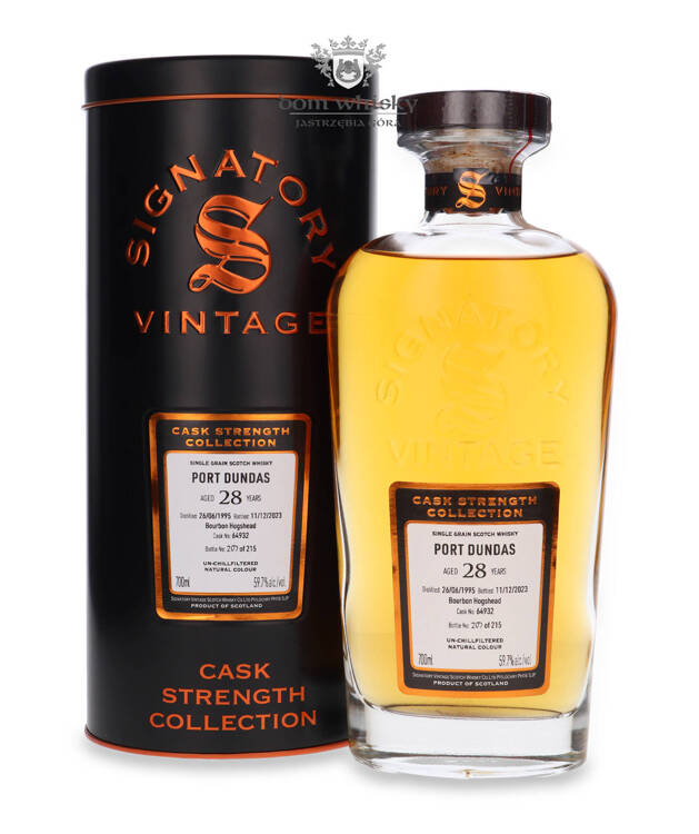 Port Dundas 28-letni (D.1995, B.2023) Signatory Vintage / 59,7%/ 0,7l