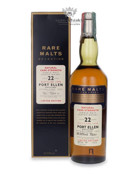 Port Ellen 22-letni (D.1978, B.2000) Rare Malts / 60,50%/ 0,7l