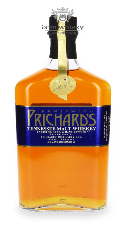 Prichard’s Single Malt Whiskey  / 40% / 0,75l	