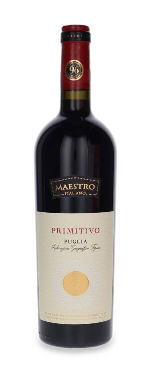 Primitivo Maestro Puglia 2022 /13,5%/ 0,75l