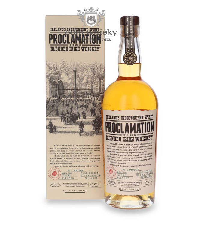 Proclamation Blended Irish Whiskey /karton / 40,7% / 0,7l