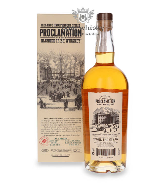 Proclamation Blended Irish Whiskey /karton / 40,7% / 0,7l