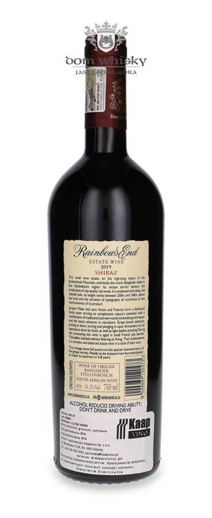 Rainbow's End Shiraz 2019 / 14,5%/ 0,75l