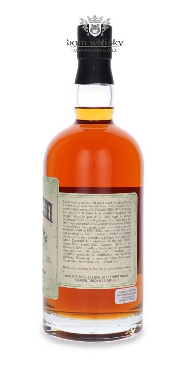 Ransom The Emerald 1865 American Whiskey /43,8%/ 0,75l