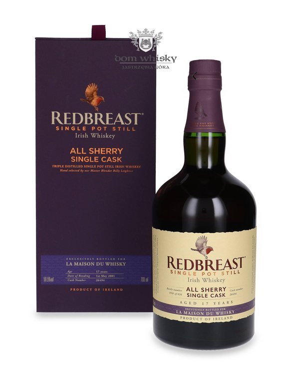Redbreast 17-letni All Sherry, Cask # 26494 LMDW / 59,5% / 0,7l		