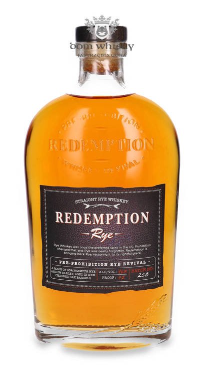 Redemption Rye Batch # 258 / 46%/ 0,75l 