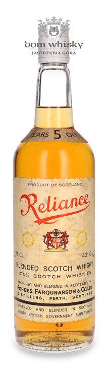 Reliance 5-letnia Blended Scotch Whisky /43%/0,75l
