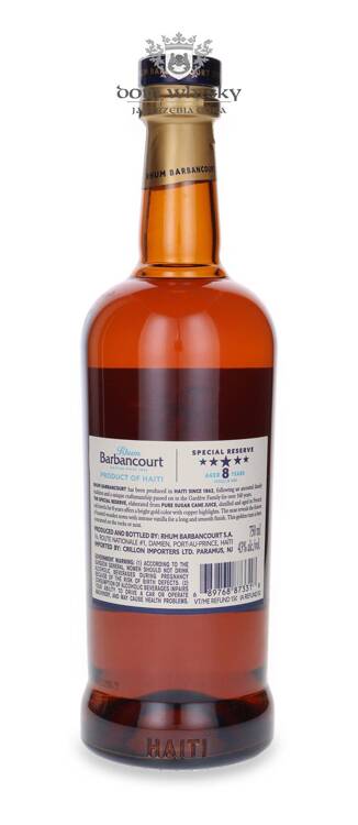 Rhum Barbancourt Special Reserve, 8-letni (Haiti) / 43% / 0,75l