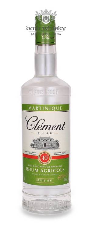 Rhum Clement Agricole Blanc Martinique (Francja) / 40% / 0,7l