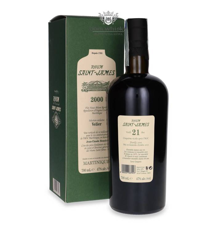 Rhum Saint James 2000 Tres Vieux Agricole Rum / 47% / 0,7l