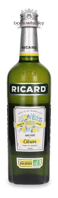 Ricard Bio Anis Vert Citron / 45% / 0,7l