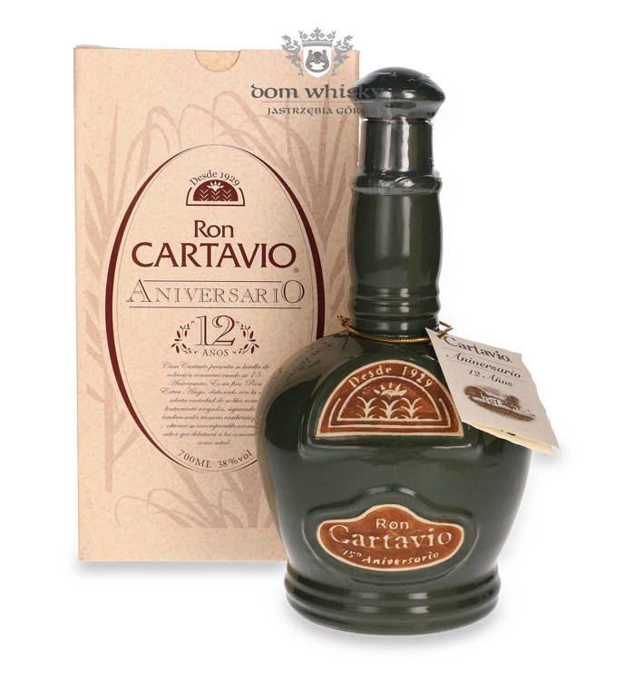 Ron Cartavio Aniversario 12-letni Ceramic Bottle / 38% / 0,7l
