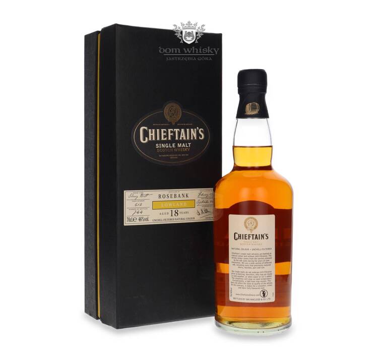 Rosebank 18-letni (D.1990 B.2008) Chieftain's / 46% / 0,7l