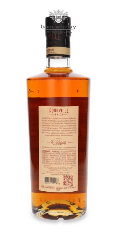 Rossville Union 6-letni Bottled In Bond Straight Rye Whiskey / 50%/ 0,7l