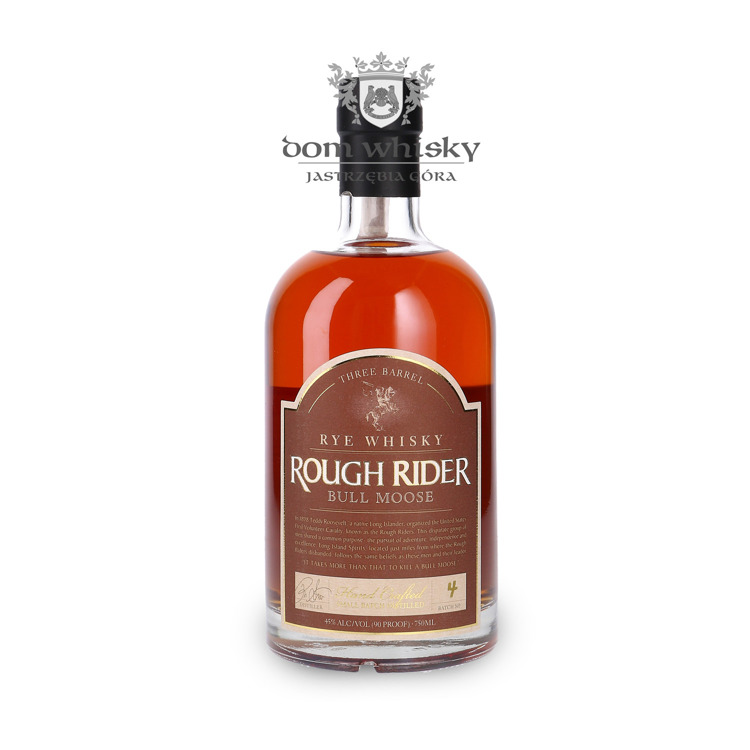 Rough Rider Bull Moose Three Barrel Rye Whisky 45%/ 0,75l