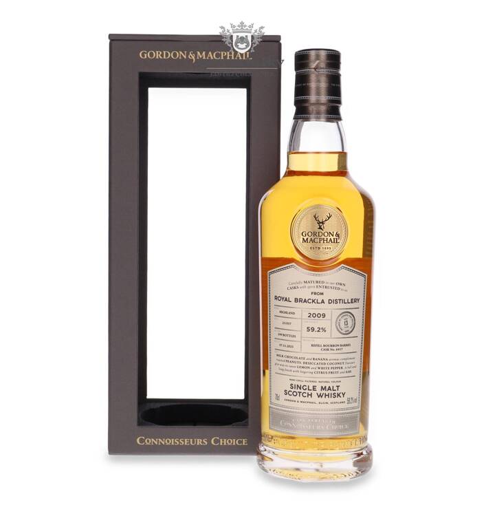 Royal Brackla 13-letnia (D.2009, B.2023) Connoisseurs Choice / 59,2% / 0,7l