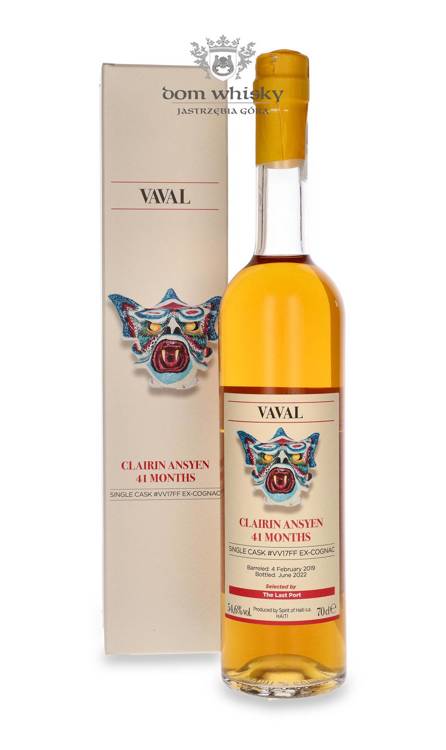 Rum Clairin Ansyen 41 Months Vaval Haiti / 54,6% / 0,7l