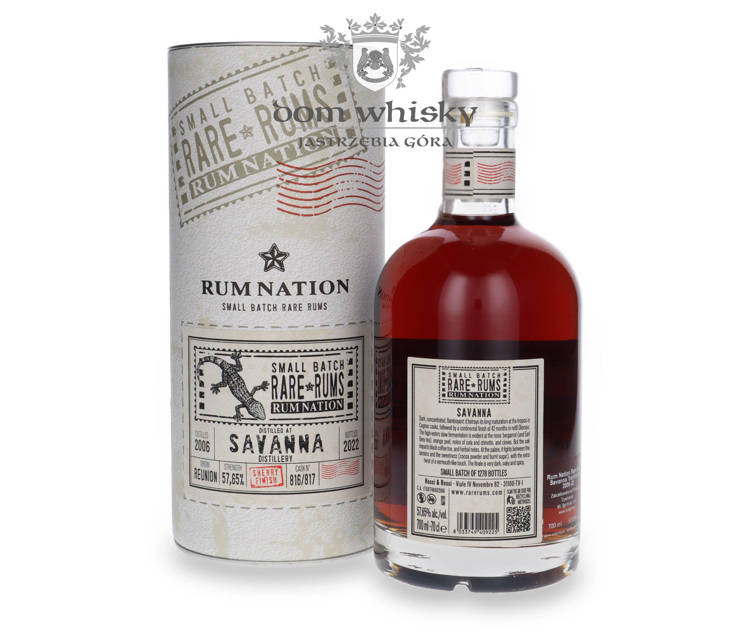 Rum Nation Rare Rums Savanna Reunion / 57,65% / 0,7l