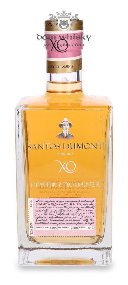 Rum Santos Dumont XO Gewurztraminer (Brazylia) / 40% / 0,7l