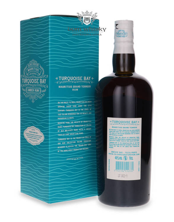 Rum Turquoise Bay Mauritius Amber Rum Island Signature Collection / 40% / 0,7l