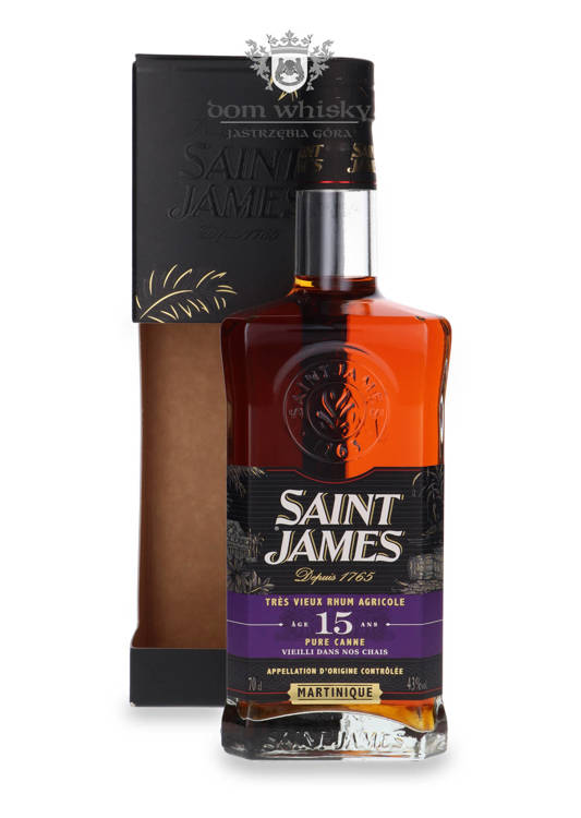 Saint James 15-letni Tres Vieux Rhum Agricole / 43% / 0,7l