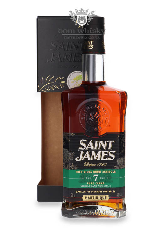 Saint James 7-letni Tres Vieux Rhum Agricole / 43% / 0,7l