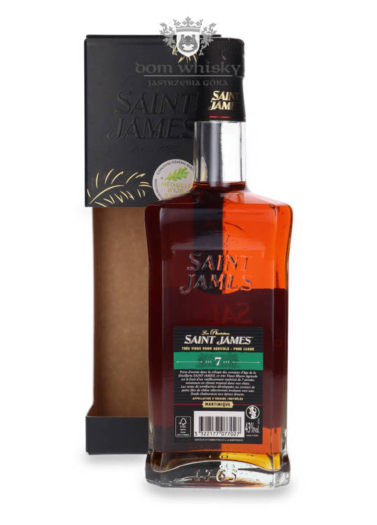 Saint James 7-letni Tres Vieux Rhum Agricole / 43% / 0,7l