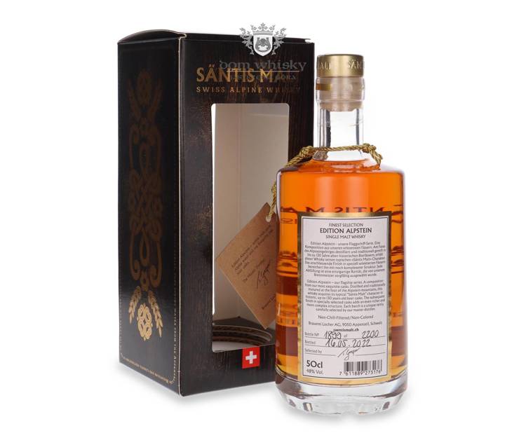 Säntis Malt 7-letni, Edition Alpstein No. 19 Sherry Cask Finish (Switzerland)  / 48%/ 0,5l