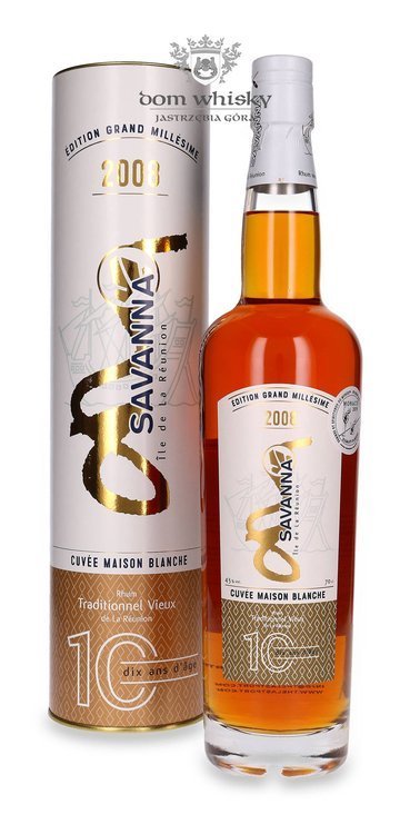 Savanna Cuvee Maison Blanche 10-letni Grand Millesime 2008 Rhum/ 43% / 0,7l