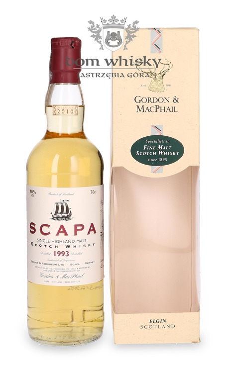 Scapa 1993 (Bottled 2010) Gordon & MacPhail / 40%/ 0,7l