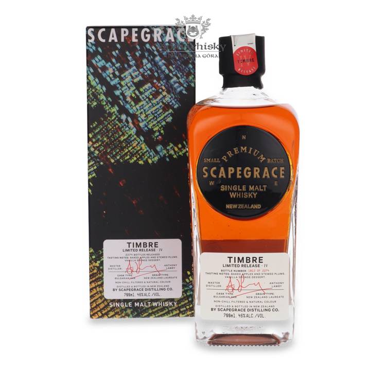 Scapegrace Timbre Small Batch Limited Release IV /46%/ 0,7l