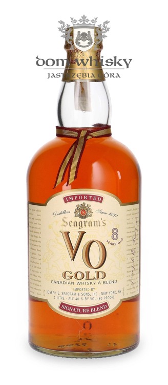 Seagram’s V.O. Gold 8-letni / 40%/ 1,0l