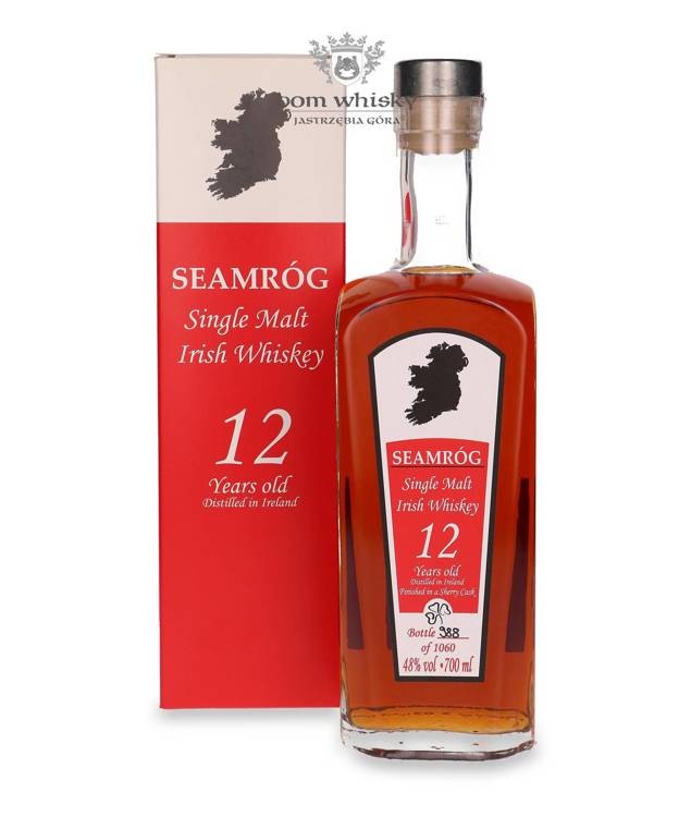 Seamróg 12-letnia Irish Single Malt Whiskey Finished in Sherry Cask / 48%/ 0,7l