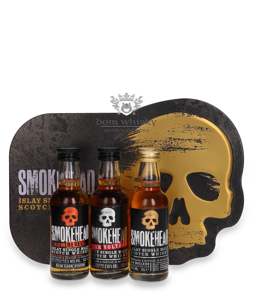 Smokehead Tripack Islay Single Malt / 3 x 0,05l
