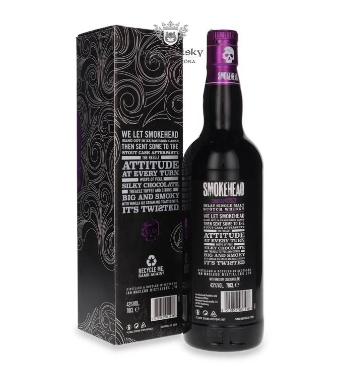 Smokehead Twisted Stout Islay Single Malt /karton/ 43%/ 0,7l