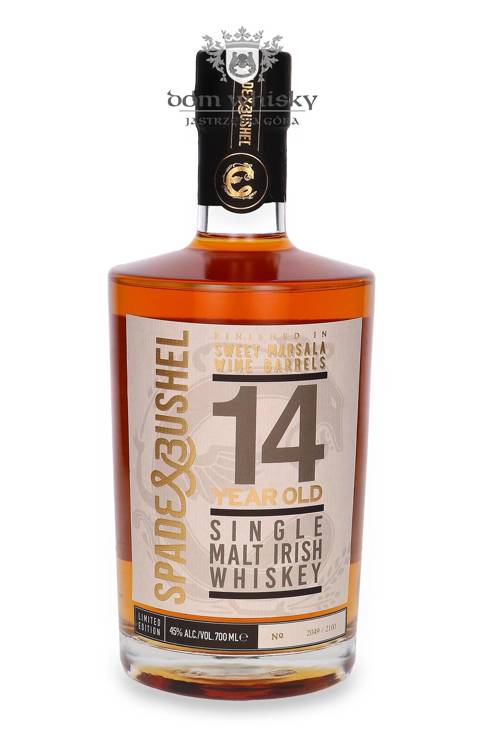 Spade & Bushel 14-letnia Irish Single Malt Whiskey Finished in Sweet Marsala Wine Barrels / 45%/ 0,7l	