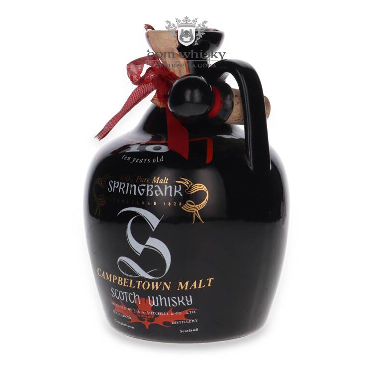 Springbank 10-letni, Ceramic Jug - black / 43% / 0,75l