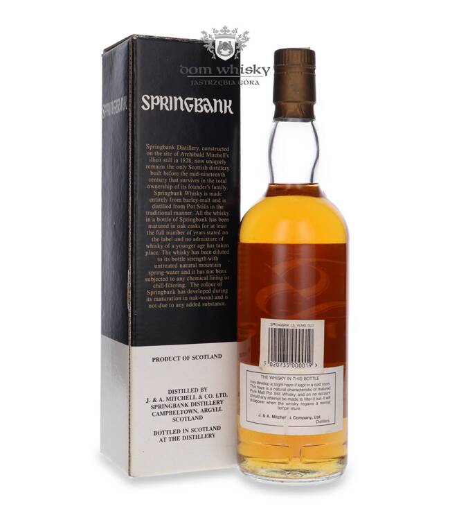 Springbank 15-letni (Bottled 1970s/80s) / 46% / 0,75l