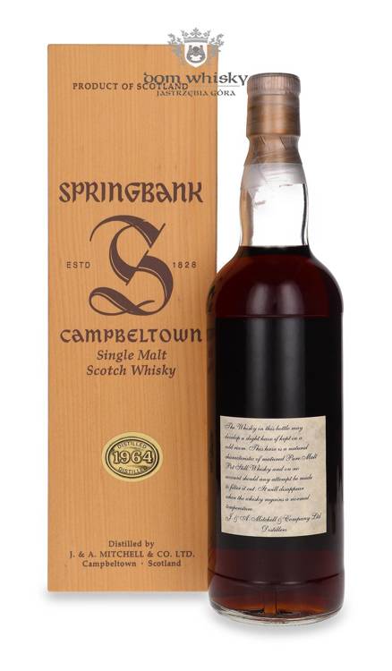 Springbank 1964 Private Bottling / 46%/ 0,7l	