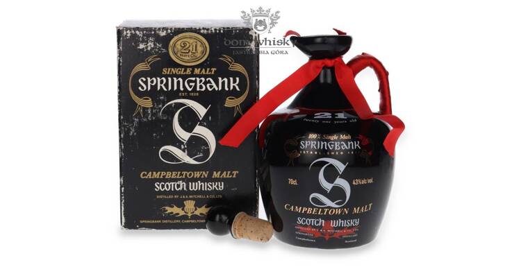 Springbank 21-letni Ceramic Jug (Bottled 1990s) / 43% / 0,7l