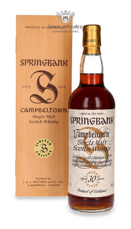 Springbank 30-letni Millennium Bottling (Released 1999) / 46%/ 0,7l	 