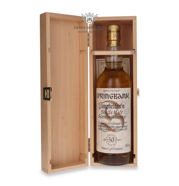 Springbank 50-letni Millennium Bottling / Wooden Box / 40,5% / 0,7l