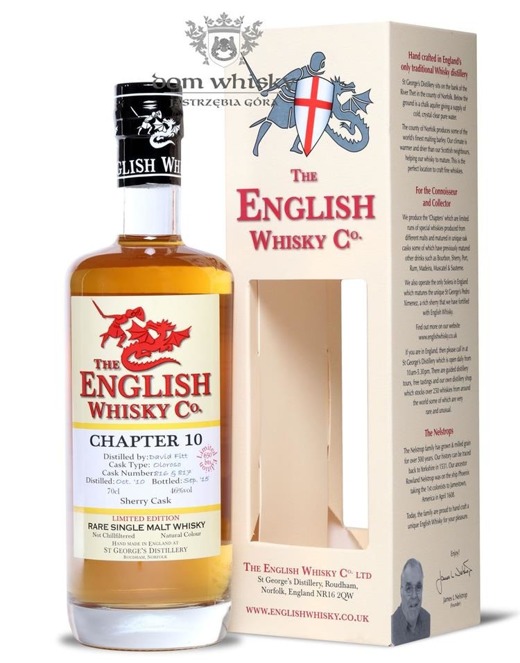 St. George’s Distillery Chapter 10, Sherry Cask / 46%/ 0,7l
