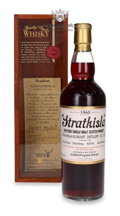 Strathisla 1960 (Bottled 2012) Gordon & MacPhail / 43%/ 0,7l	
