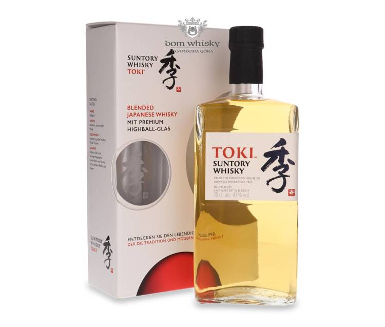 Suntory Whisky Toki + szklanka / 43% / 0,7l