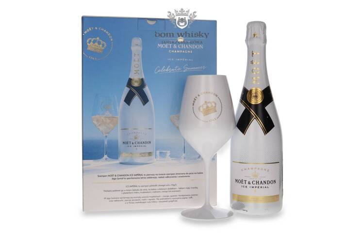 Szampan Moet & Chandon ICE Imperial + kieliszek/ 12% / 0,75l