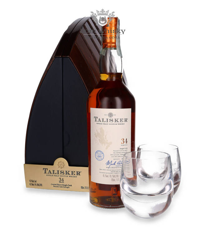 Talisker 34-letni (D.1975, B.2010) Single Cask / 45,1%/ 0,7l